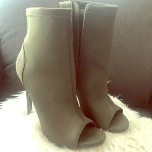 Booties with high heels